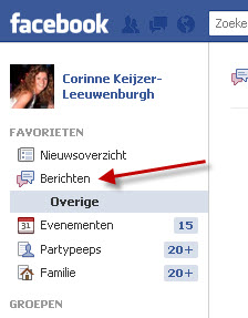 verborgen berichten facebook