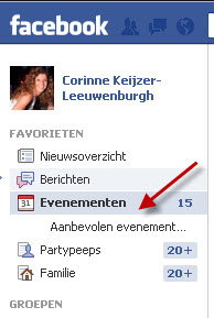 Facebook evenementen