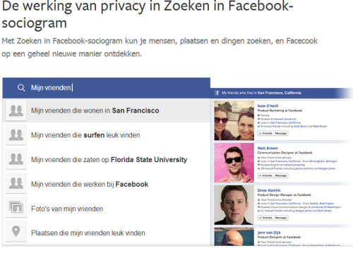 facebook zoekmachine