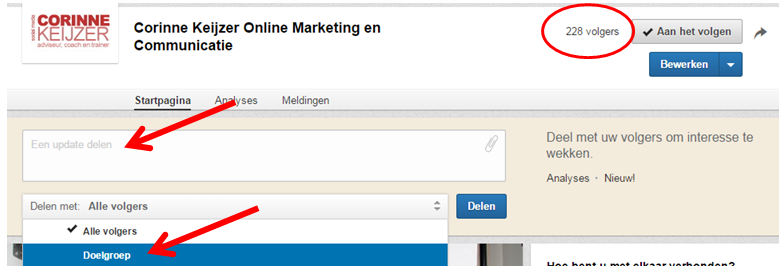 Voordelen LinkedIn bedrijfsprofiel