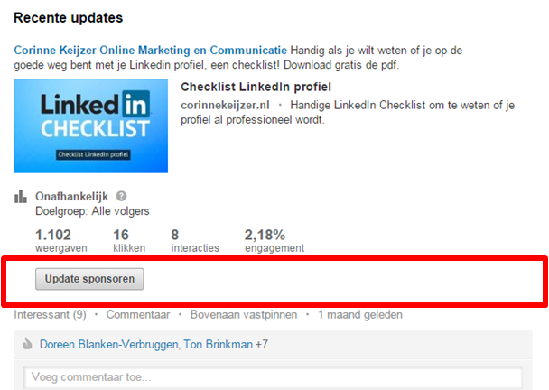 Voordelen LinkedIn bedrijfsprofiel