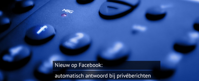 afwezigheidsassistent Facebook