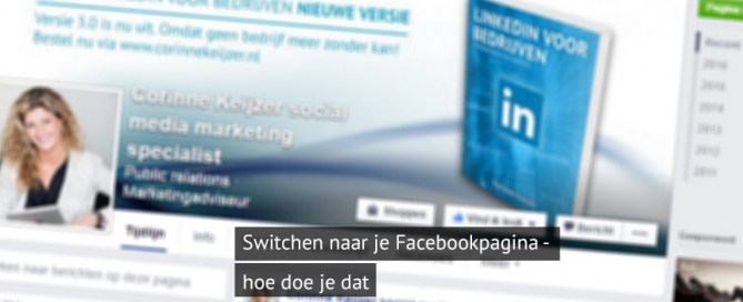 Hoe kom ik op facebookpagina