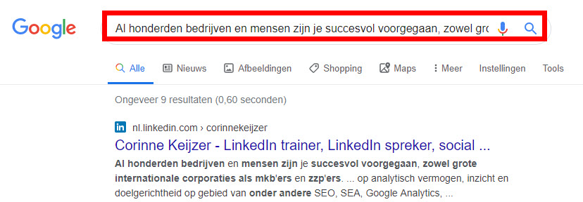 seo linkedin google